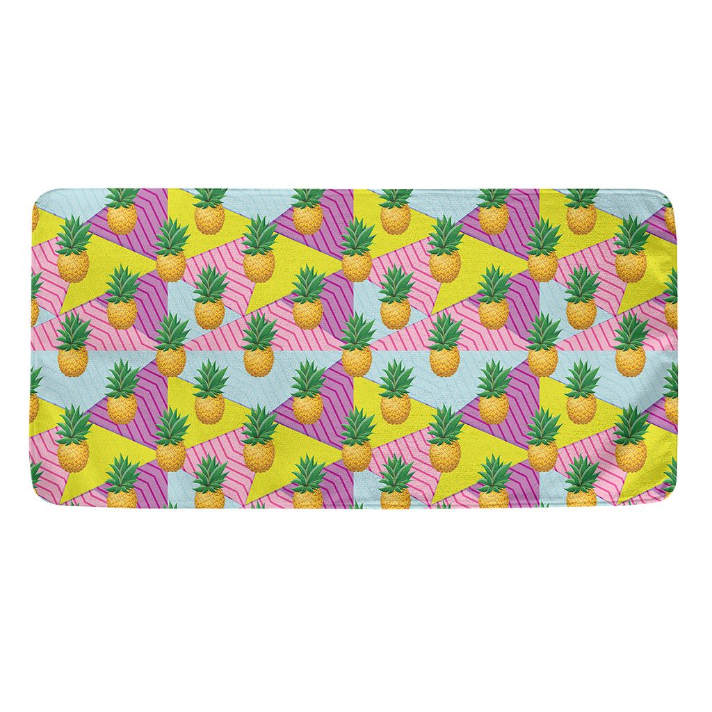 Zigzag Pineapple Pattern Print Towel