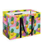 Zigzag Pineapple Pattern Print Utility Tote Bag