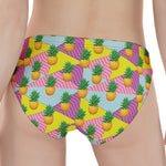 Zigzag Pineapple Pattern Print Women's Panties