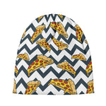 Zigzag Pizza Pattern Print Beanie
