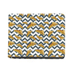 Zigzag Pizza Pattern Print Bifold Wallet