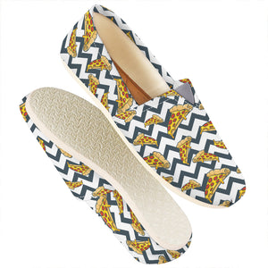 Zigzag Pizza Pattern Print Casual Shoes