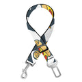 Zigzag Pizza Pattern Print Dog Seat Belt