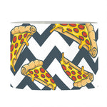 Zigzag Pizza Pattern Print Drum Lamp Shade
