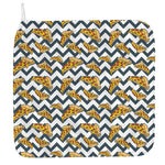 Zigzag Pizza Pattern Print Hand Towel