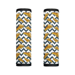 Zigzag Pizza Pattern Print Handle Covers