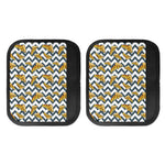 Zigzag Pizza Pattern Print Handle Covers