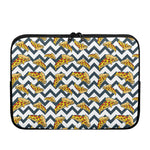 Zigzag Pizza Pattern Print Laptop Sleeve