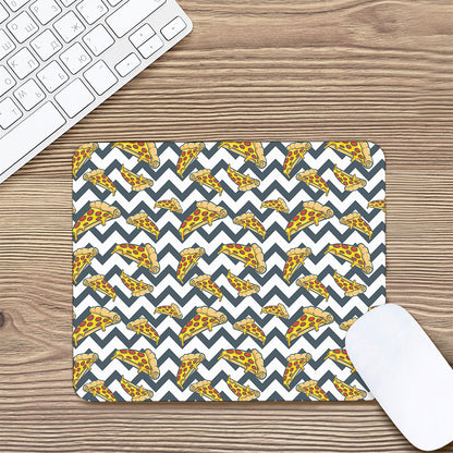 Zigzag Pizza Pattern Print Mouse Pad