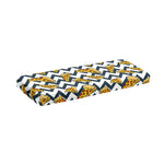 Zigzag Pizza Pattern Print Piano Keyboard Cover