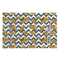 Zigzag Pizza Pattern Print Placemat