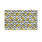 Zigzag Pizza Pattern Print Polyester Flag