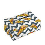 Zigzag Pizza Pattern Print Rectangle Tissue Box Cover