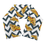 Zigzag Pizza Pattern Print Scarf