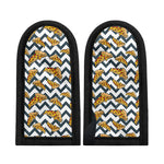 Zigzag Pizza Pattern Print Skillet Handle Cover