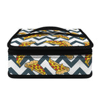 Zigzag Pizza Pattern Print Small Lunch Bag