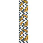Zigzag Pizza Pattern Print Table Runner