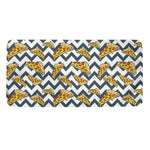 Zigzag Pizza Pattern Print Towel