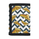 Zigzag Pizza Pattern Print Trifold Wallet