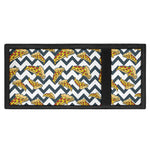 Zigzag Pizza Pattern Print Trifold Wallet