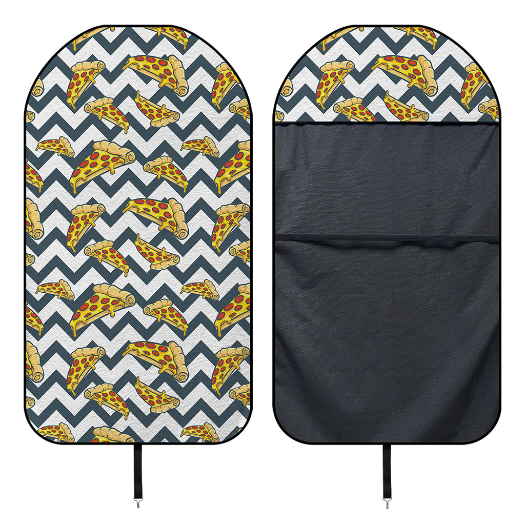 Zigzag Pizza Pattern Print Waterproof Car Seat Cover