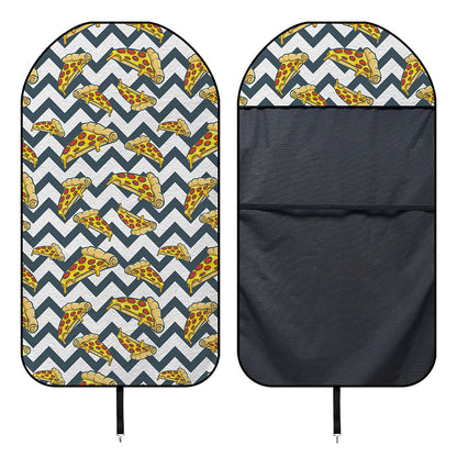 Zigzag Pizza Pattern Print Waterproof Car Seat Cover