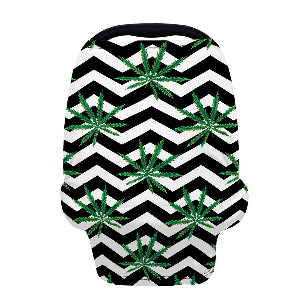 Zigzag Weed Pattern Print Baby Seat Cover