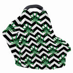Zigzag Weed Pattern Print Baby Seat Cover