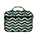Zigzag Weed Pattern Print Briefcase Bible Bag