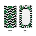 Zigzag Weed Pattern Print Changing Pad Cover