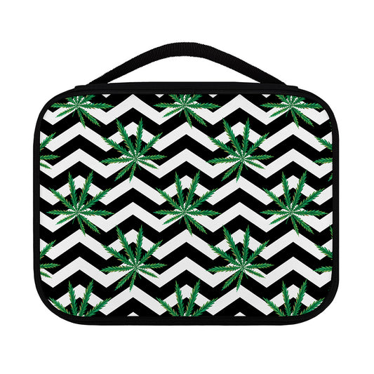 Zigzag Weed Pattern Print Classic Bible Case