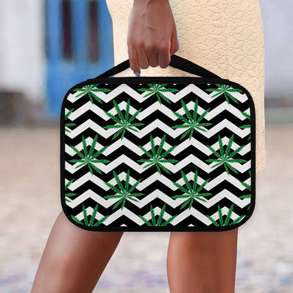 Zigzag Weed Pattern Print Classic Bible Case