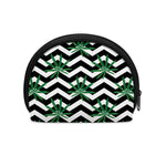 Zigzag Weed Pattern Print Coin Purse