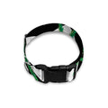 Zigzag Weed Pattern Print Dog Collar