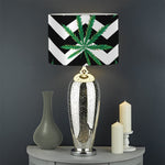 Zigzag Weed Pattern Print Drum Lamp Shade