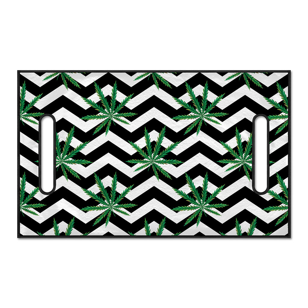 Zigzag Weed Pattern Print Golf Cart Seat Cover