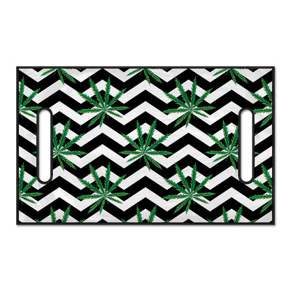 Zigzag Weed Pattern Print Golf Cart Seat Cover