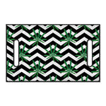 Zigzag Weed Pattern Print Golf Cart Seat Cover