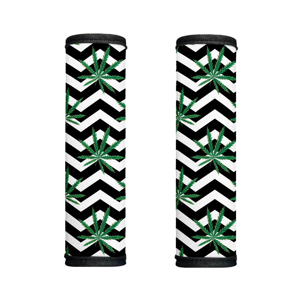 Zigzag Weed Pattern Print Handle Covers