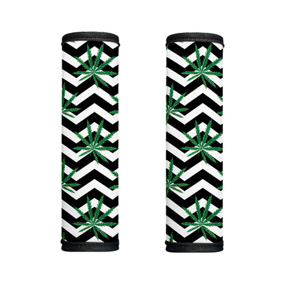 Zigzag Weed Pattern Print Handle Covers