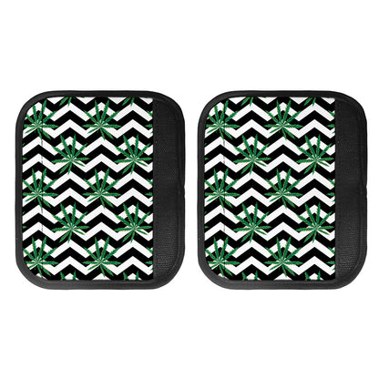 Zigzag Weed Pattern Print Handle Covers