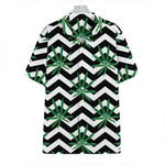 Zigzag Weed Pattern Print Hawaiian Shirt