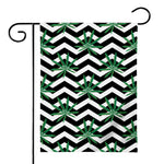 Zigzag Weed Pattern Print House Flag