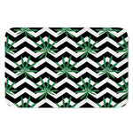 Zigzag Weed Pattern Print Indoor Door Mat