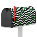 Zigzag Weed Pattern Print Mailbox Cover