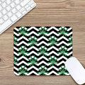 Zigzag Weed Pattern Print Mouse Pad