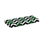 Zigzag Weed Pattern Print Piano Keyboard Cover