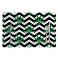 Zigzag Weed Pattern Print Placemat
