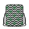 Zigzag Weed Pattern Print Rectangular Crossbody Bag