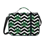 Zigzag Weed Pattern Print Shoulder Strap Bible Bag